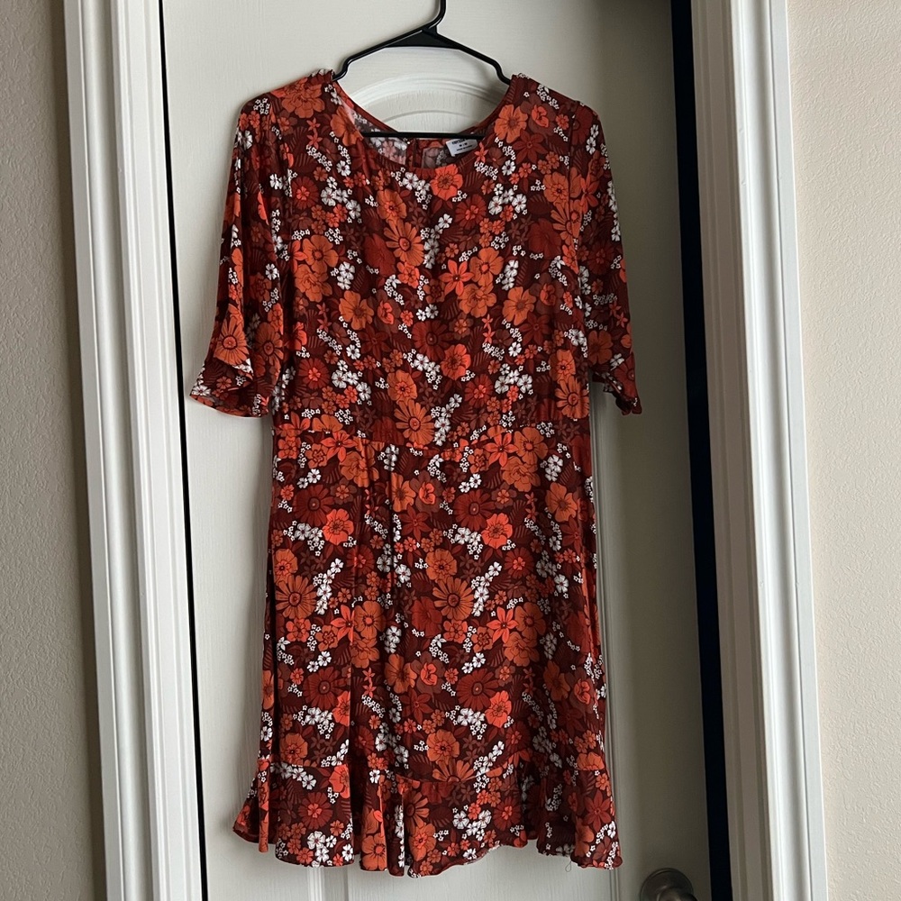 Retro floral dress - never worn!